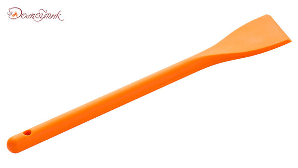 Лопатка силиконовая Weis 30см, оранжевая