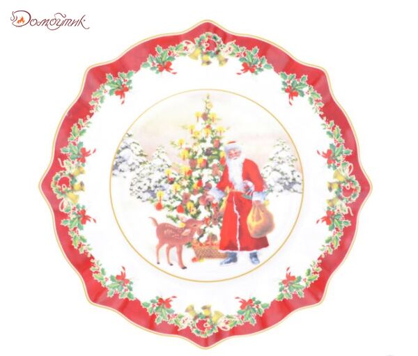 Тарелка Repast Christmas world Зимняя сказка диаметр 27,8 см - фото 1