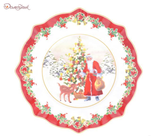 Тарелка Repast Christmas world Зимняя сказка диаметр 27,8 см - фото 1