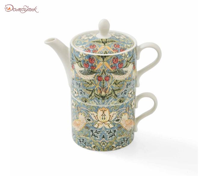 Набор чайный Эгоист Spode Моррис и Ко. Дрозды, 280мл, фарфор, п/к - фото 1