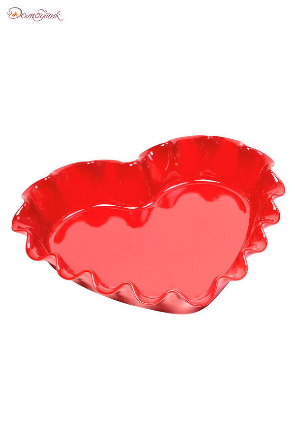 Форма для пирога, "Сердце", цвет: алый