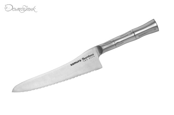 Нож кухонный "Samura Bamboo" для заморож. продуктов 188 мм, AUS-8 - фото 1