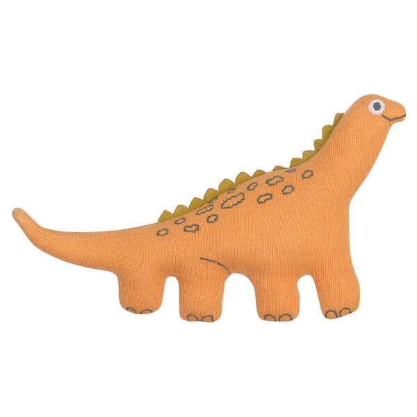 Погремушка из хлопка Динозавр Toto из коллекции Tiny world 14х8 см - фото 1