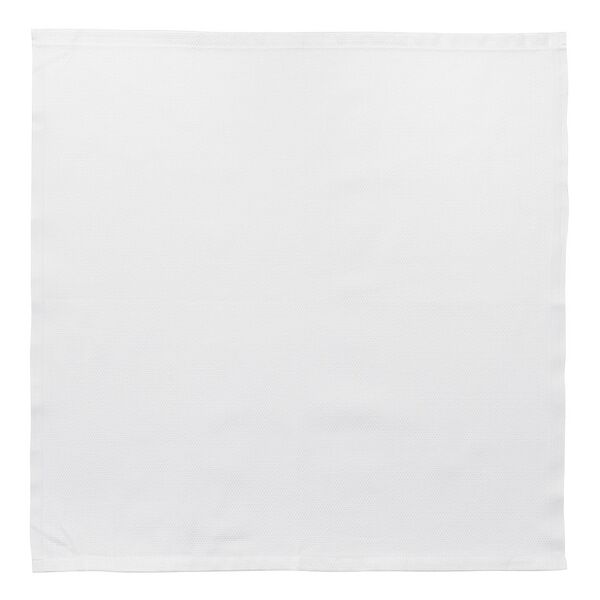 Салфетка белого цвета с фактурным рисунком из хлопка из коллекции Essential, 53х53см