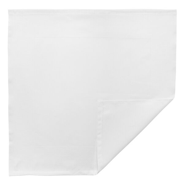 Салфетка сервировочная классическая белого цвета из хлопка из коллекции Essential, 53х53 см