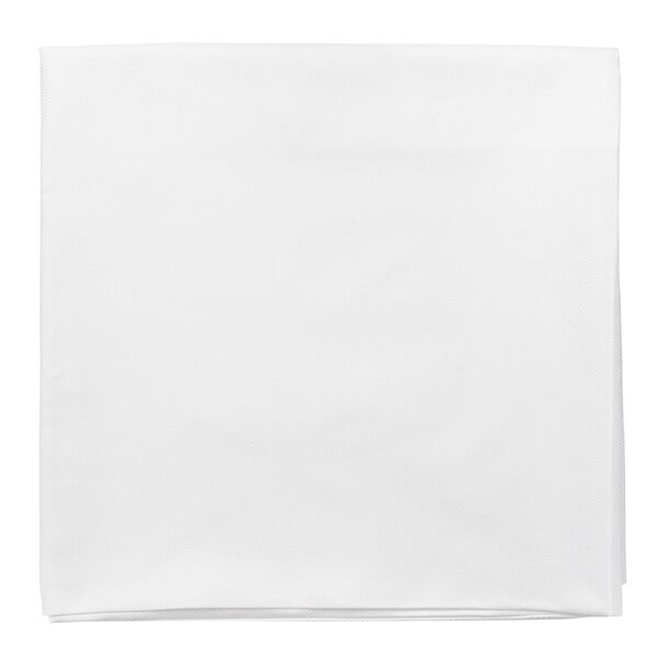Скатерть белого цвета с фактурным жаккардовым рисунком из хлопка из коллекции Essential, 180х180 см