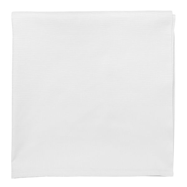 Скатерть жаккардовая белого цвета из хлопка с вышивкой из коллекции Essential, 180х260 см