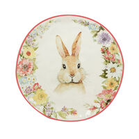 Тарелка закусочная  Certified Int. Весенний сад. Кролик уверенный 22 см, керамика - фото 1