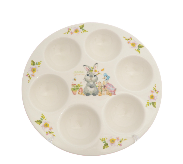 Подставка для 6 яиц Royal Classics Spring Bunnies 18*2 см - фото 1