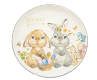 Тарелка Royal Classics Spring Bunnies 25,8*2,7 см - фото 1