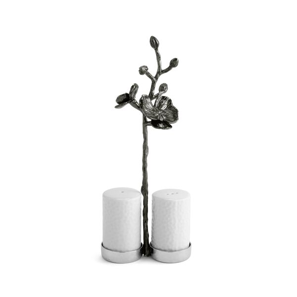 Набор солонка и перечница Michael Aram Чёрная орхидея 21,5 см