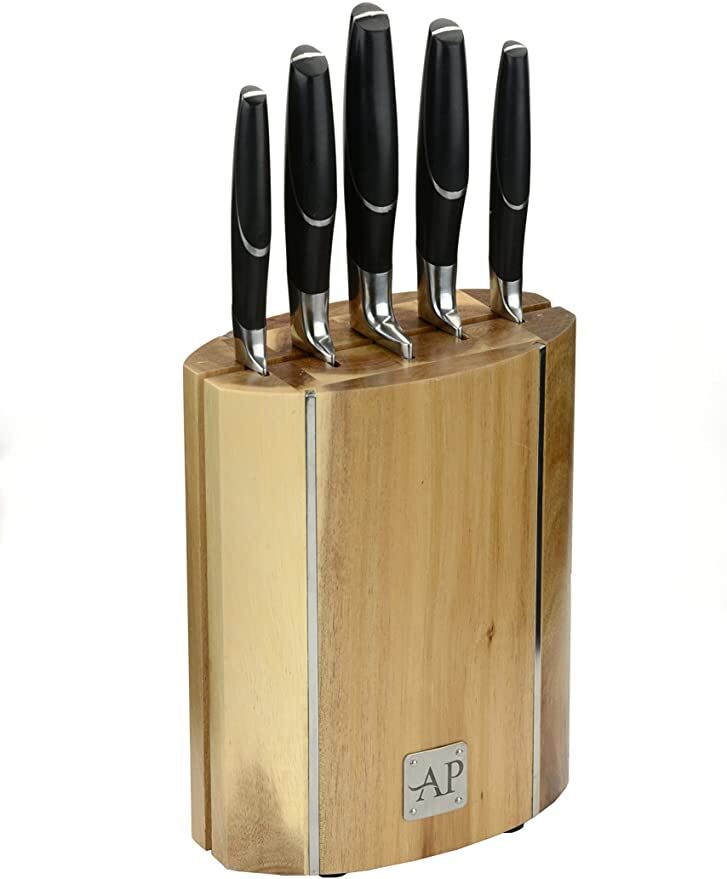 Набор ножей Arthur Price Кухня 5 шт, в деревянном блоке - фото 1