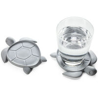 Подставка под стаканы Save Turtle, серый - фото 1