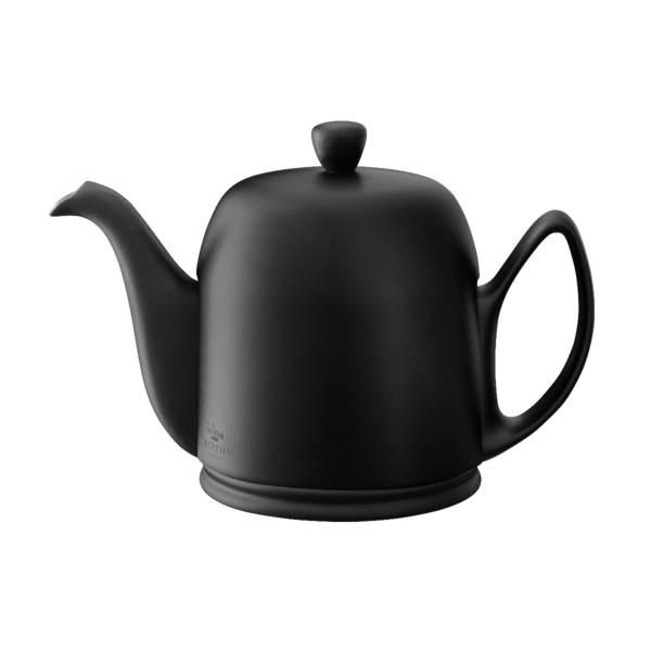 Чайник заварочный Degrenne Salam 1 л, с черной алюминевой крышкой, черный