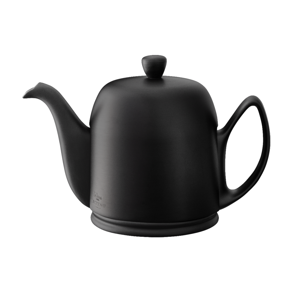 Чайник заварочный Degrenne Salam 1 л, с черной алюминевой крышкой, черный - фото 1