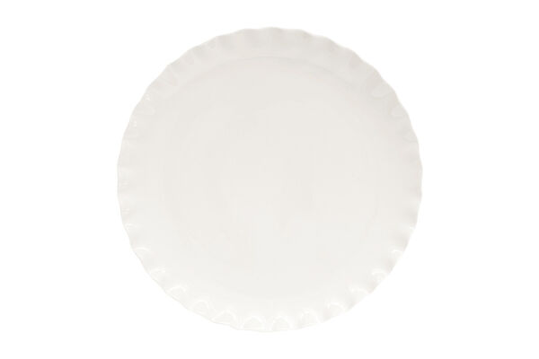 Тарелка закусочная Onde, белая, 19 см