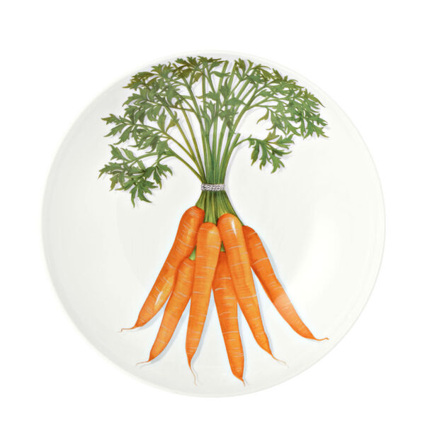 Тарелка суповая Vegetable , 20,5 см,  цвет: оранжевый, Freedom