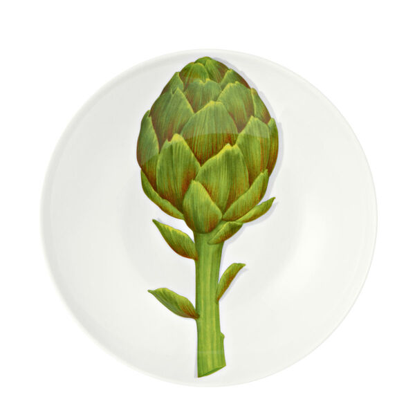 Тарелка суповая Vegetable , 20,5 см, цвет: зеленый,  Freedom