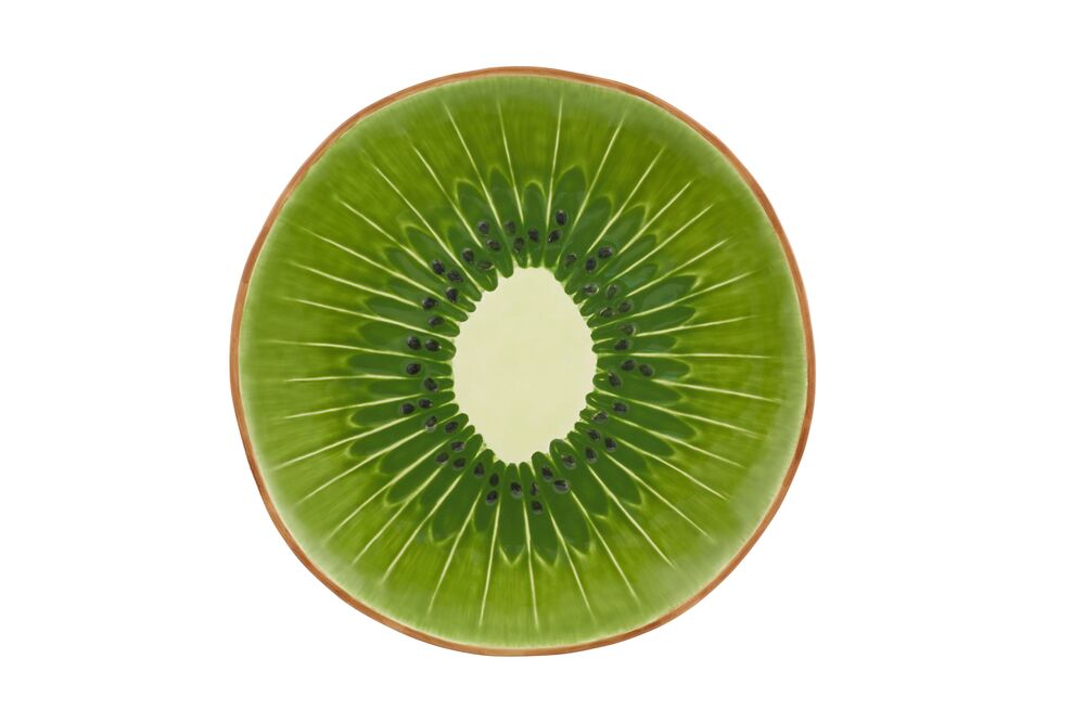 Тарелка подстановочная Bordallo Pinheiro Тропические фрукты Киви 33 см, керамика - фото 1