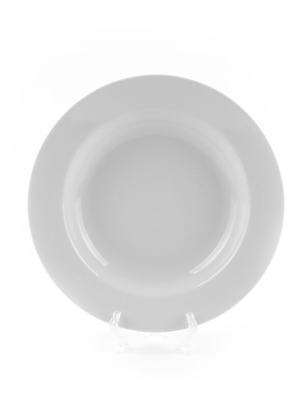 Тарелка глубокая 22,5 см Белый Астра, Cmielow