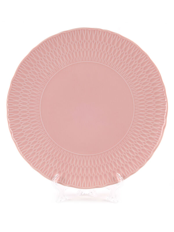 Тарелка плоская 21 см Sofia Розовая глазурь, Cmielow