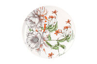 Тарелка обеденная Тропические цветы, 27,5 см - фото 1