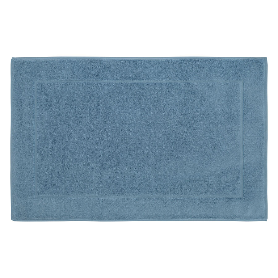 Коврик для ванной джинсово-синего цвета из коллекции Essential, 50х80 см - фото 1