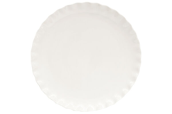 Тарелка обеденная Onde, белая, 26 см
