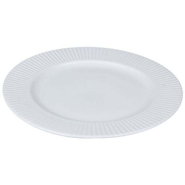 Набор обеденных тарелок Soft Ripples 27 см, белые, 2 шт.