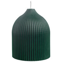 Свеча декоративная темно-зеленого цвета из коллекции Edge, 10,5см - фото 1