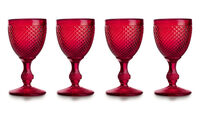 Набор бокалов для воды Бикош 280 мл, 4 шт, красный, Vista Alegre - фото 1