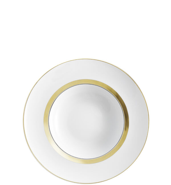 Тарелка суповая Домо Золотой 25 см, фарфор, Vista Alegre
