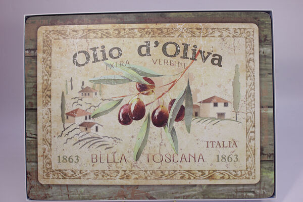 Подставки под горячее 39,6х29,6 см, 4 шт Olive -Олива - фото 1