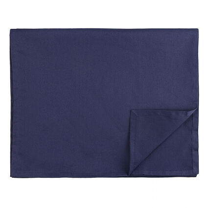 Дорожка на стол из хлопка темно-синего цвета из коллекции Essential, 45х150 см - фото 1