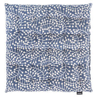 Подушка на стул темно-синего цвета с принтом Спелая Смородина из коллекции Scandinavian touch, 40х40 см - фото 1