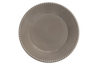 Тарелка обеденная Tiffany, тёмно-серая, 26 см - фото 1
