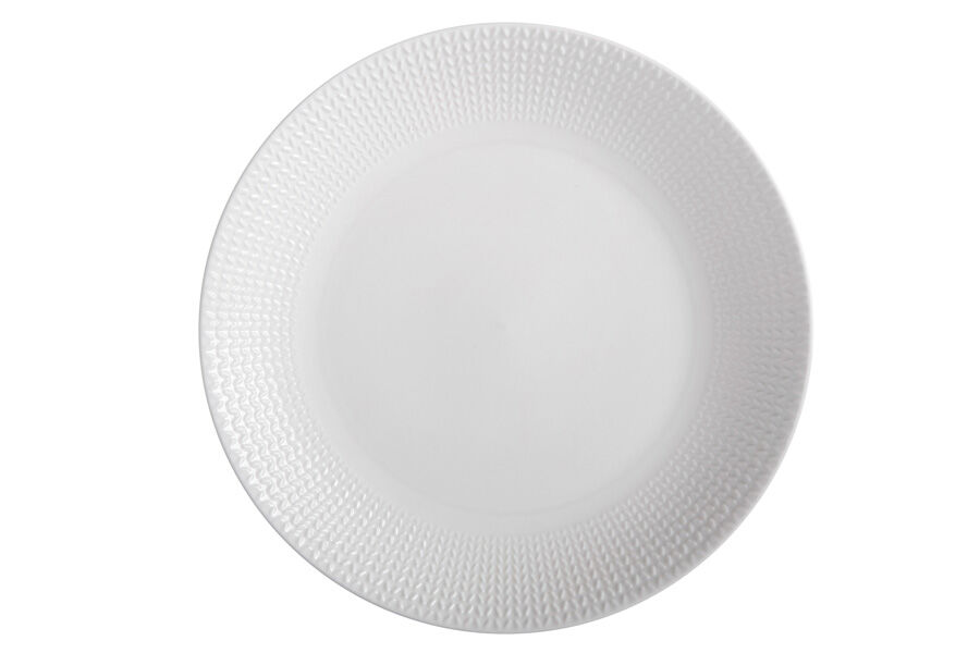 Тарелка обеденная Corallo, белая, 27 см - фото 1
