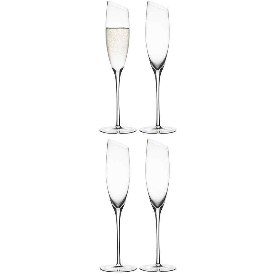 Набор бокалов для шампанского Geir, 190 мл, 4 шт. - фото 1
