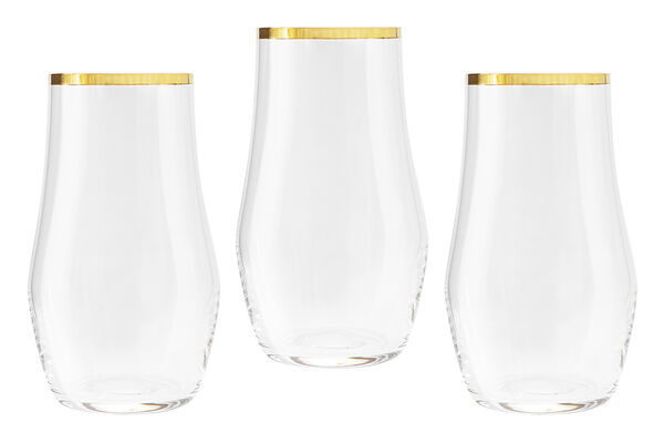 Набор стаканов для воды Сабина золото, 0,5 л, 6 шт, Same Decorazione