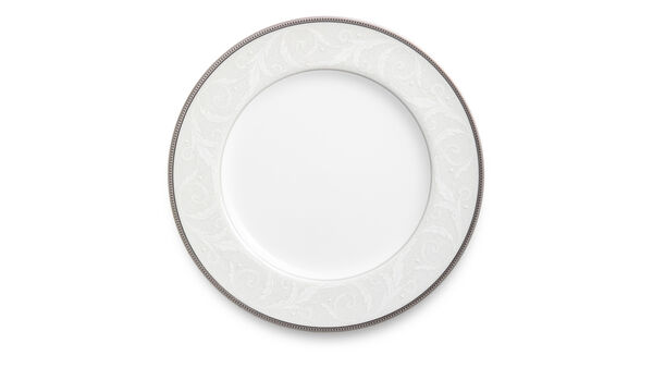 Тарелка пирожковая Narumi Платиновый ноктюрн 16 см, фарфор костяной - фото 1