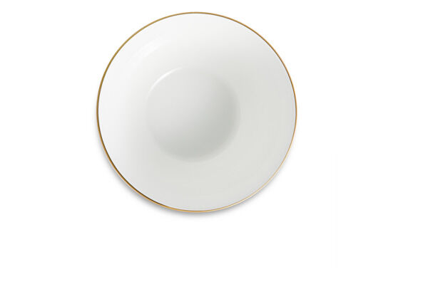 Тарелка суповая Narumi Сверкающее Золото 23 см, фарфор костяной - фото 1