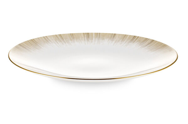Тарелка обеденная Narumi Сверкающее Золото 28 см, фарфор костяной - фото 1