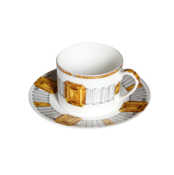 Чашка с блюдцем чайная Topaz, 230 мл, Forever, Taitu
