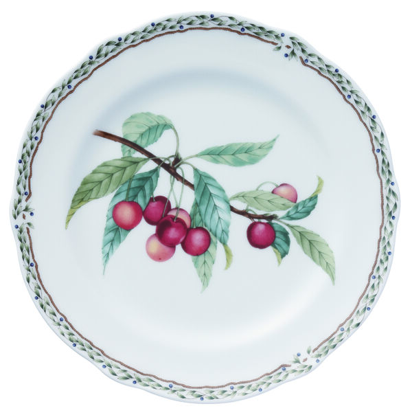 Тарелка десертная Noritake Фруктовый сад 19 см, голубая, п/к