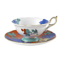 Чашка чайная с блюдцем Wedgwood Золотой попугай 140 мл - фото 1
