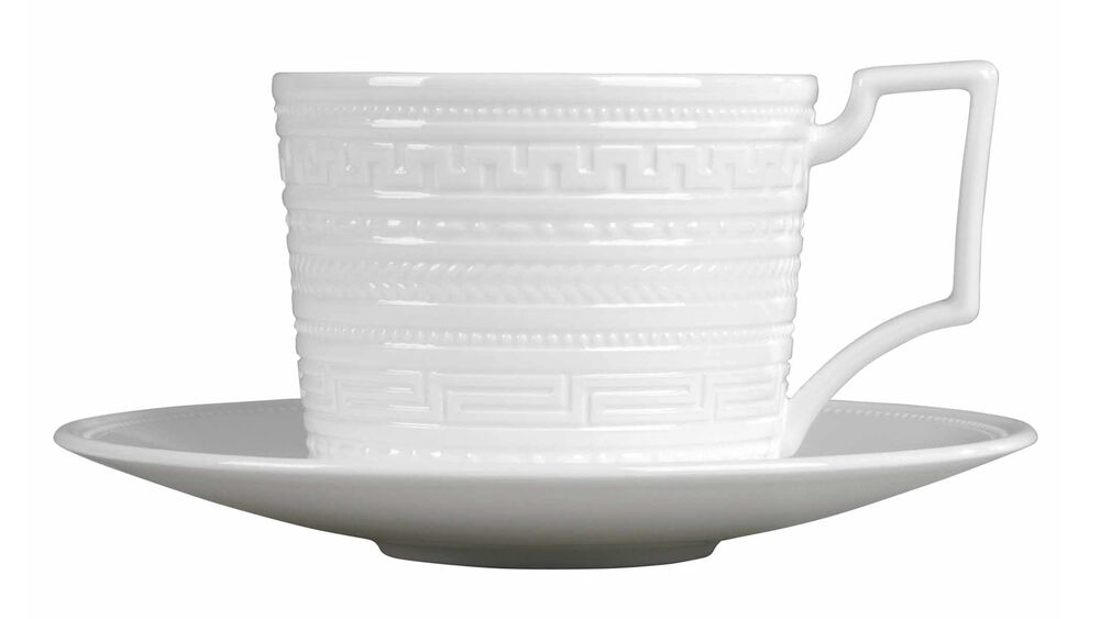 Чашка чайная с блюдцем Wedgwood Инталия 220 мл, фарфор костяной - фото 1