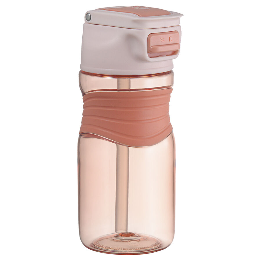Бутылка для воды Slow Sip, 450 мл, розовая - фото 1
