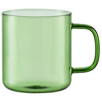 Чашка стеклянная, 350 мл, зеленая - фото 1