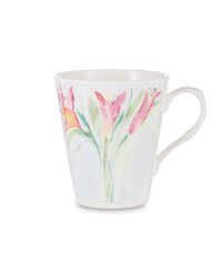 Кружка Heritage Свежие цветы Лилии 370 мл, фарфор костяной, Just mugs - фото 1