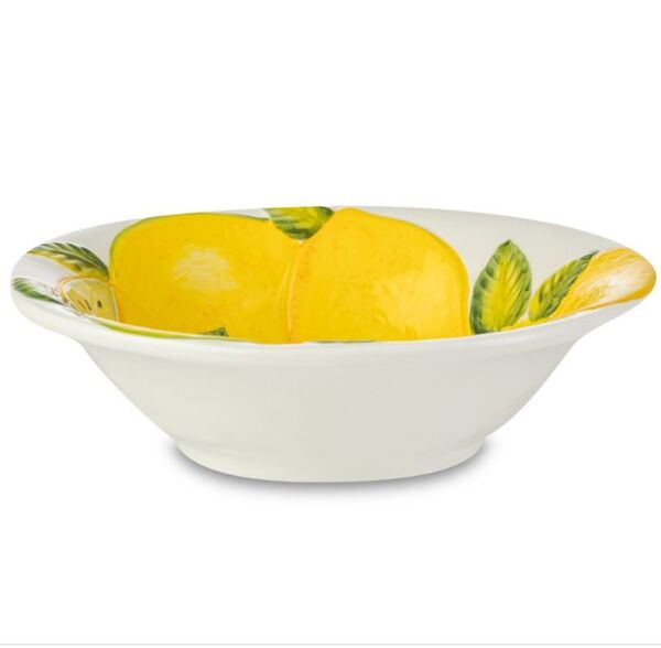 Салатник Лимоны 26 см, керамика, Edelweiss